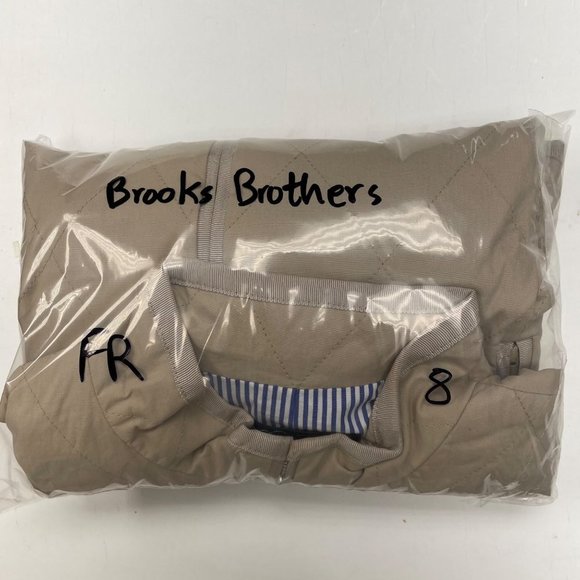 Women's jacket Brooks Brothers Quilted Barn Snap Coat size 8 - Picture 12 of 12